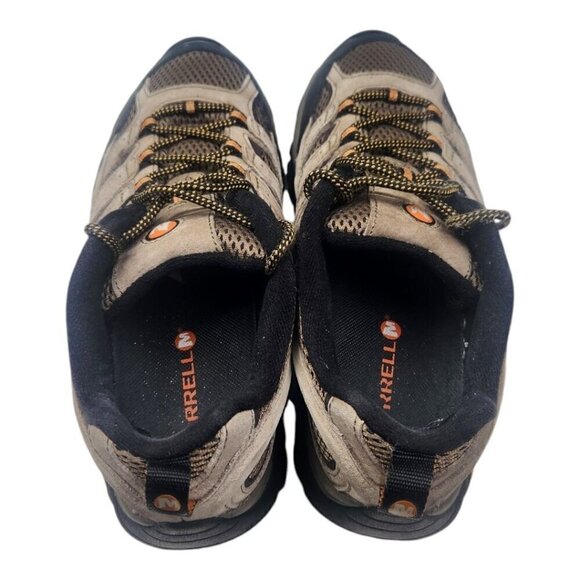 Merrell Mens Moab 2 Vent Hiking Shoes Size 8.5 Taupe Suede Cabincore - Picture 7 of 15